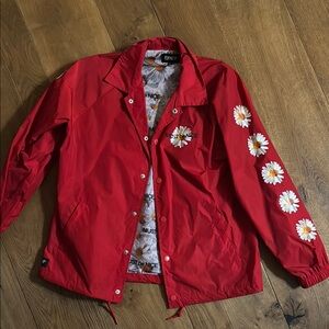 Ripndip Red Jacket with Daisy Lining